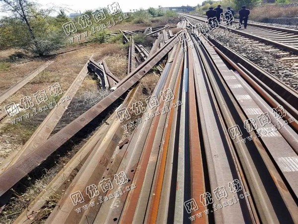 辽宁地区旧钢轨大量回收