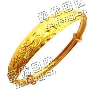 保定地区万足金手镯回收