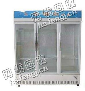 湖南湘潭地区老杨二手3门展示柜回收