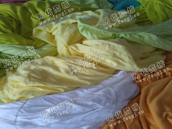 浅色棉布碎料回收