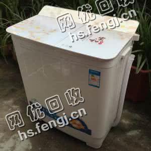 老林铁质报废半自动双筒洗衣机回收