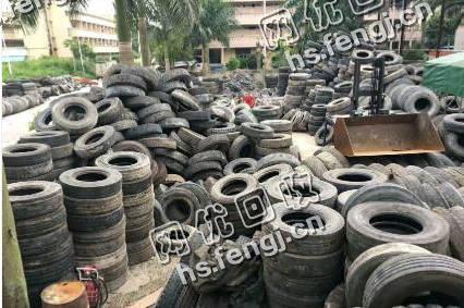 半挂车轮胎回收
