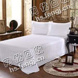 白色宾馆床单回收