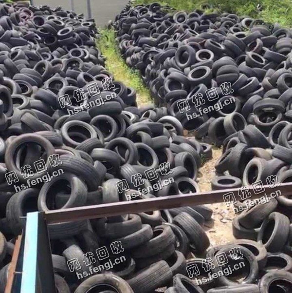 河南地区切割好的小轿车轮胎回收