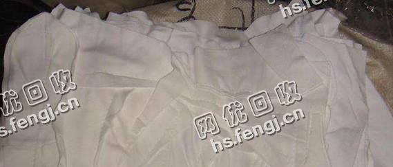 白色梭织涤纶废布回收