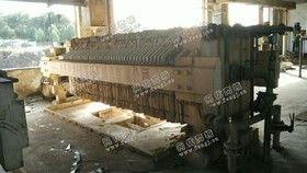 出售二手130平方隔膜压滤机3台