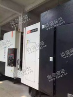 出售1台双工作台500*500马扎克双主轴的卧加