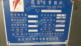 出售一台11年武汉天元10吨锅炉