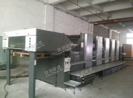 出售一台02年德国海德堡CD对开五色高配印刷机