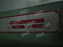 出售一台02年进口意大利桑特森240/A预缩机