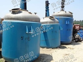 出售二手5吨搪瓷反应釜
