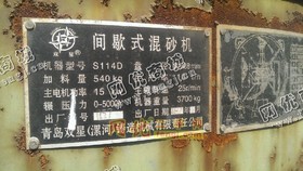 出售3台114混砂机