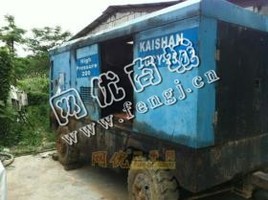 出售二手开山25/13螺杆移动式柴油空压机