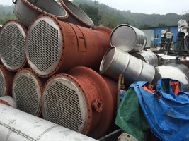 出售1百平方米立管冷凝器