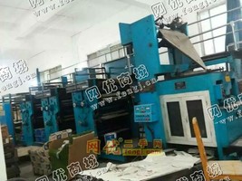 出售1台二手卷筒纸胶印机八色印刷机 