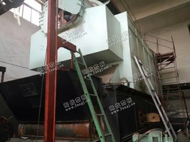 出售10年泰山集团产十吨燃煤热水锅炉