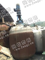 出售二手3000L玻璃反应釜