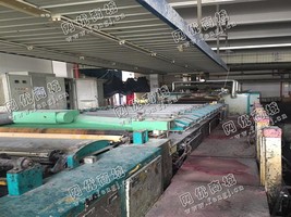 出售一台二手吉龙180十二套色圆网印花机