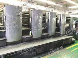 出海售一台二手07年德堡SM102-4P高配单增印刷机