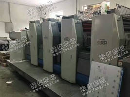 出售一台二手06年日本良明利优比680-4高配印刷机