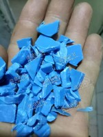 山东枣庄供应一级蓝色HDPE破碎料