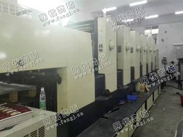 出售一台二手88年小森644对开电镀炮印刷机