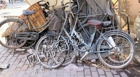 黑龙江地区废品店自行车铁回收
