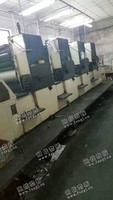 出售一台二手91年三菱3E对开四色酒精斜拉印刷机