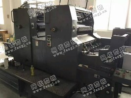 出售一台二手93年海德堡M065酒精双色印刷机