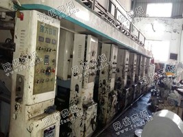 出售一台二手07年强大800六色凹版印刷机