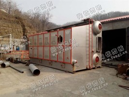 出售二手青岛海众环保锅炉产6吨水煤浆锅炉