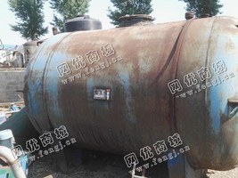 出售一台二手8000L搪玻璃贮罐
