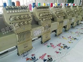 出售1台二手330头距宝轮915电脑绣花机带隔头