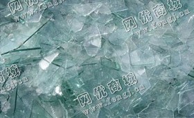 白色碎玻璃上门回收