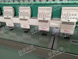 出售二台精品飞球绣花机12针20头400头距X850Y900