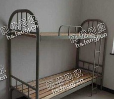 老单二手上下铺铁床回收