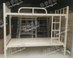二手上下铺铁床回收