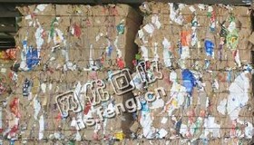 山东淄博地区废黄纸箱压块回收