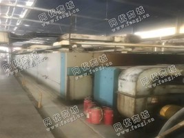 出售一台10年黄吉2.2米8箱导热油定型机