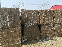 废黄纸箱压块90％回收