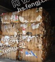 废纯黄板纸箱回收