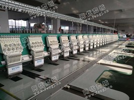 出售4台15年凯星9针24头330间距原装剪线绣花机