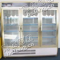 老龙二手3门展示柜回收