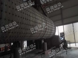 出售一台二手江苏海建3.2*13米球磨机