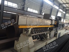 出售一套二手诚盟75/180双阶挤出造粒机