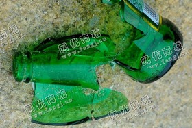 碎啤酒瓶回收（带标签）