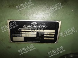 出售1台二手03年HKS3-M32E186英寸经编机