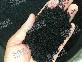山东地区供应2-4mm黑橡胶颗粒