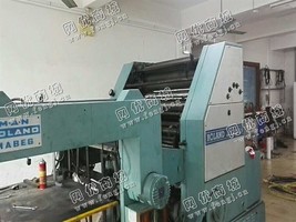 出售86年罗兰对开102单色水车印刷机