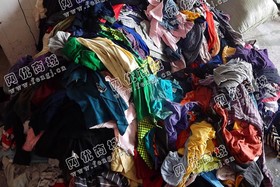 杂色纯棉针织碎布回收